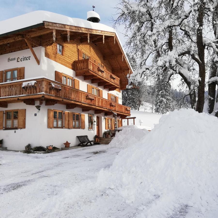 Hotel Haus Leiter Reit im Winkl Exterior foto